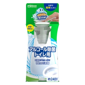 ●スクラビングバブル アルコール除菌 トイレ用 本体 300ml