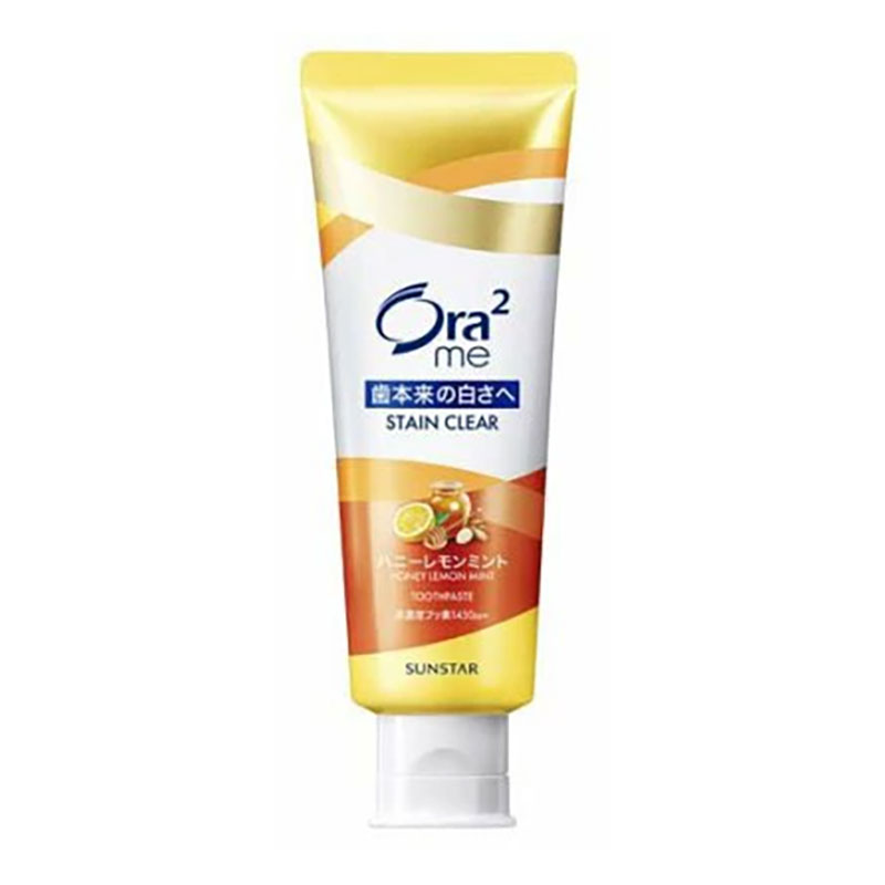 オーラツーミー ステインクリアペースト ハニーレモンミント 130g【医薬部外品】