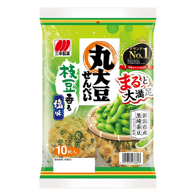 丸大豆せんべい 枝豆香る塩味 10枚