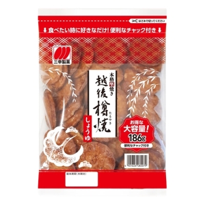 チャック 越後樽焼しょうゆ 186g