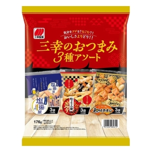 三幸のおつまみ3種アソート 176g