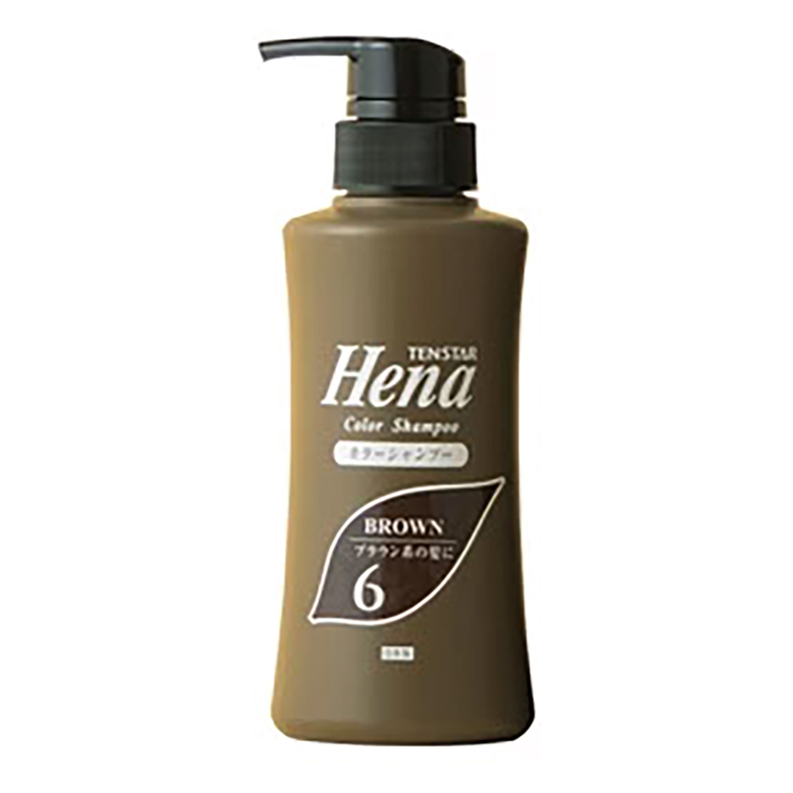 テンスター Hena カラーシャンプー 6 ブラウン系 300ml