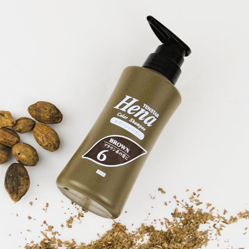 テンスター Hena カラーシャンプー 6 ブラウン系 300ml
