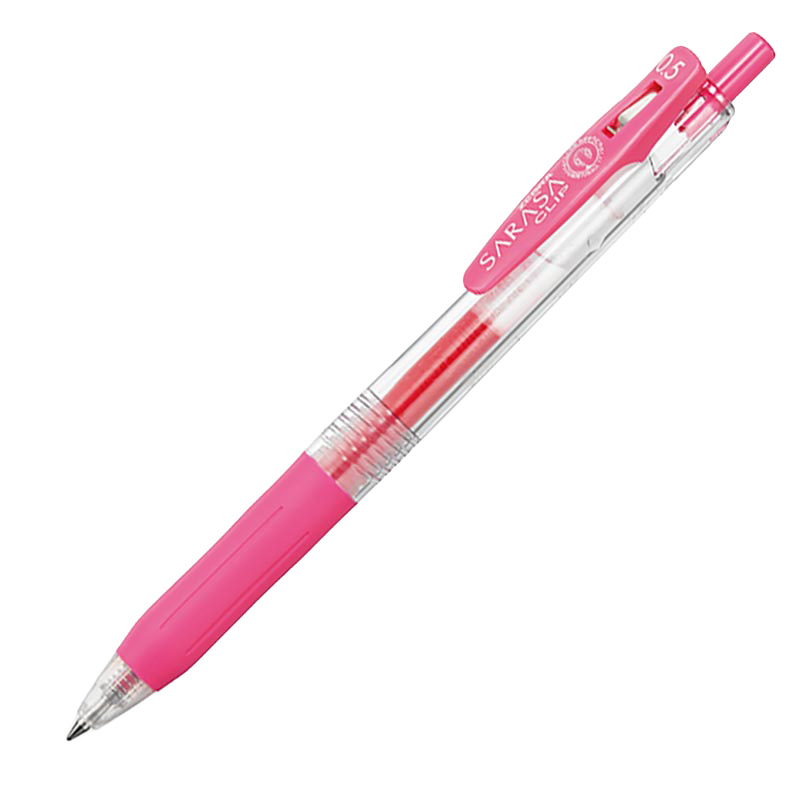 サラサクリップ ジェルボールペン 0.5mm ピンク