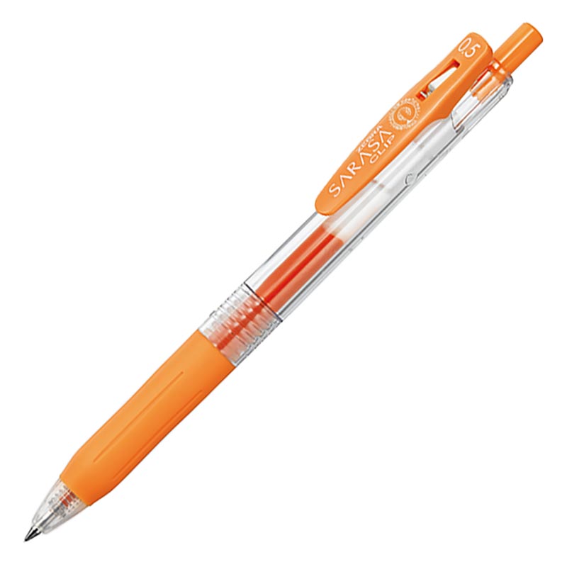 サラサクリップ ジェルボールペン 0.5mm オレンジ