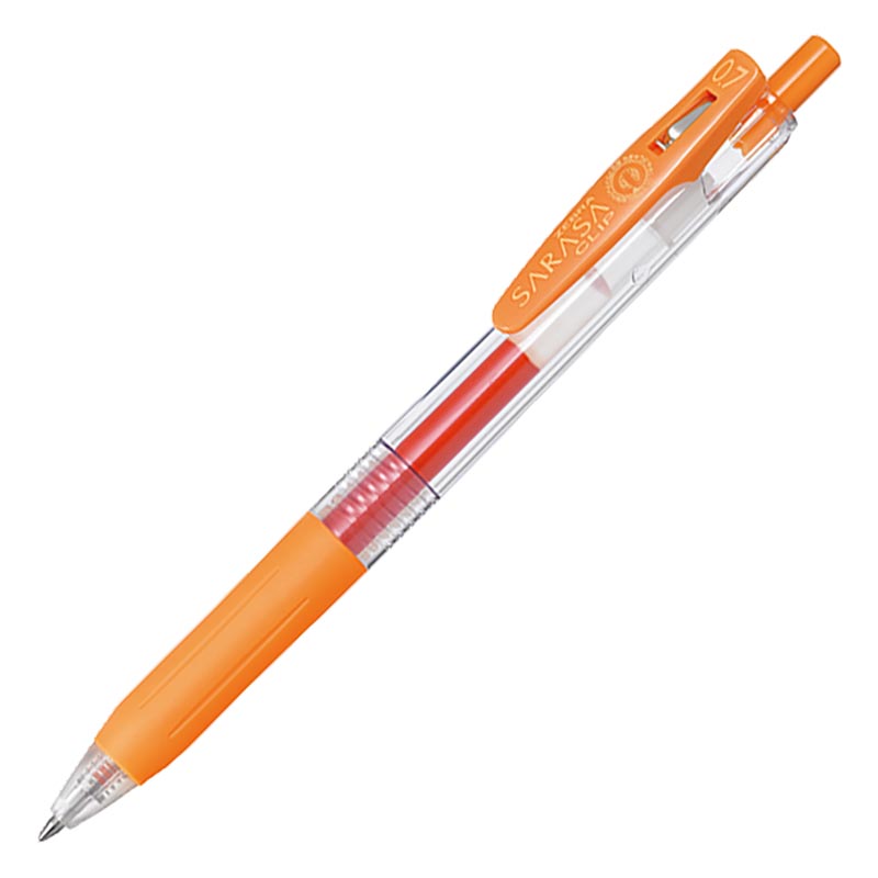 サラサクリップ ジェルボールペン 0.7mm オレンジ