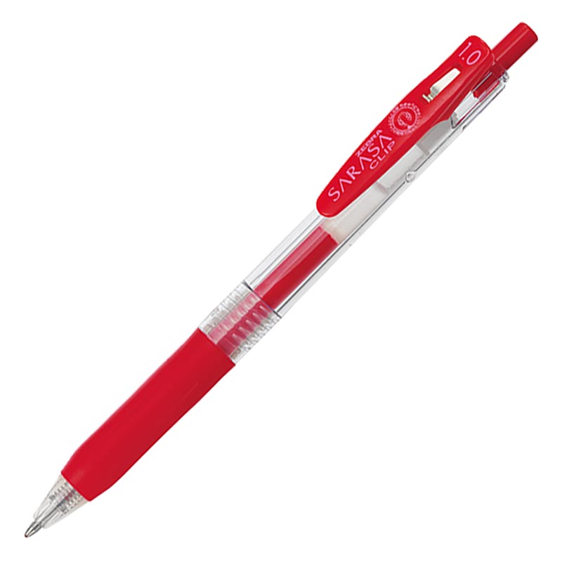 サラサクリップ ジェルボールペン 1.0mm レッド