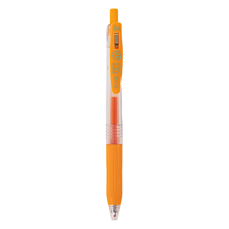 サラサクリップ ジェルボールペン 0.4mm オレンジ