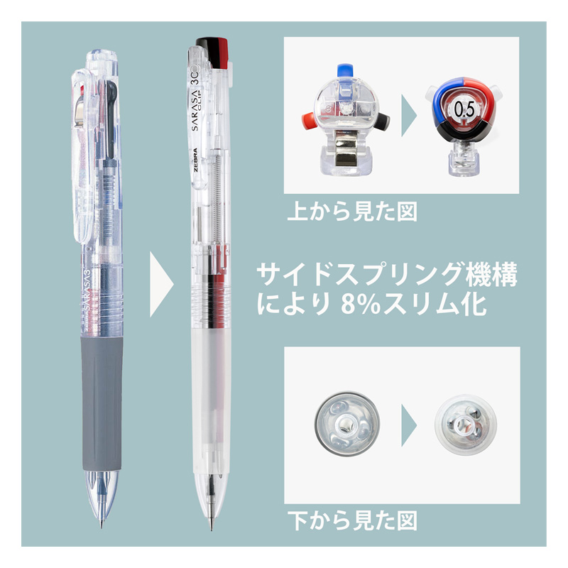 サラサクリップ 3C 0.5 クリア 30