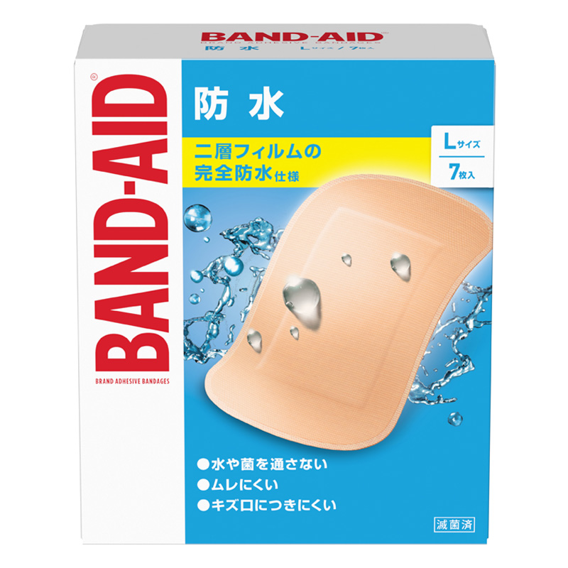 バンドエイド 防水 Lサイズ 7枚入