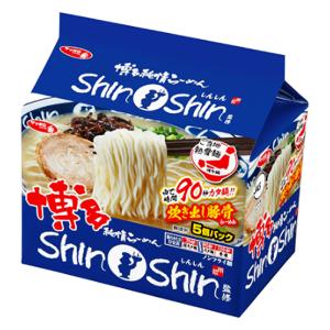 サンヨー食品 ShinShin監修炊き出し豚骨らーめん 袋 5個パック