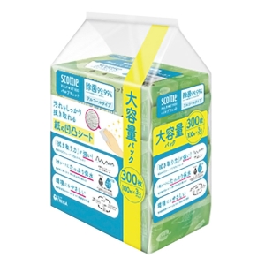 スコッティ ウェットティシュー 除菌 アルコールタイプ PULP WET 100 3コパック