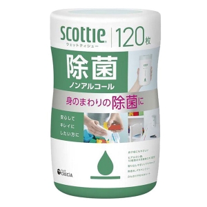 スコッティ ウェットティシュー 除菌ノンアルコール 本体 120枚
