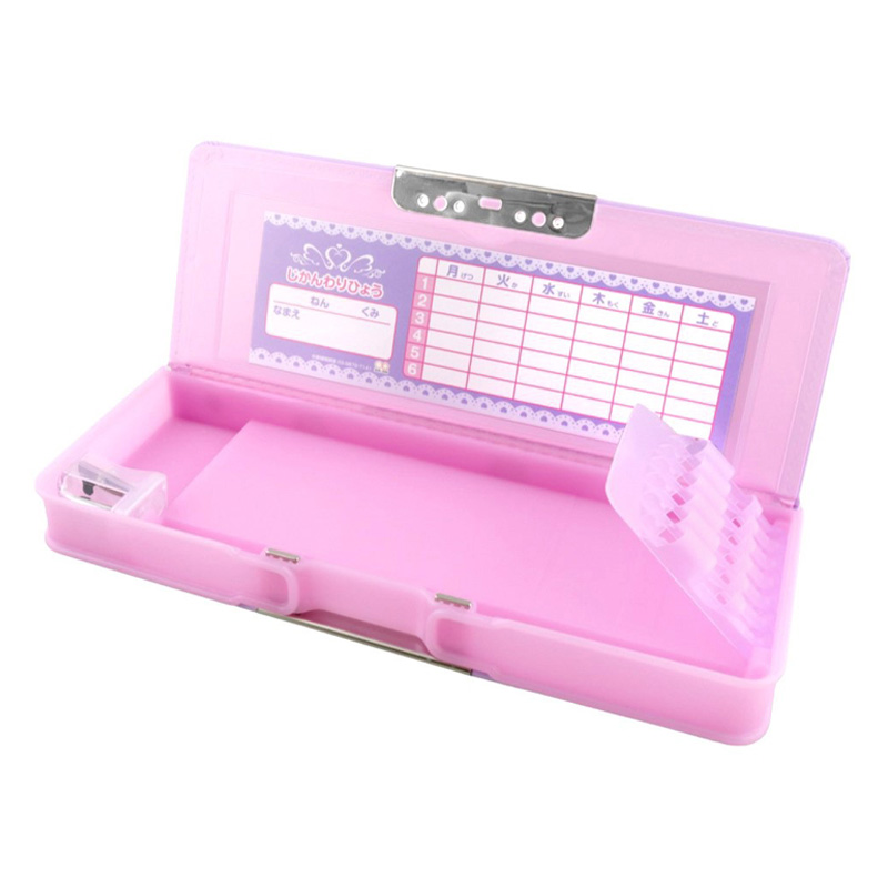 コンパクトふでいれ ヨコピタライト バイオレット
