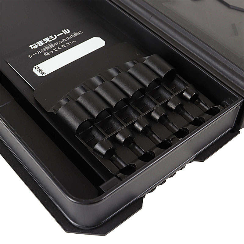 コンパクトふでいれ ヨコピタ ギガテクト ブラック