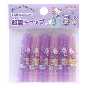 鉛筆キャップ 6本入 サンリオキャラクターズ