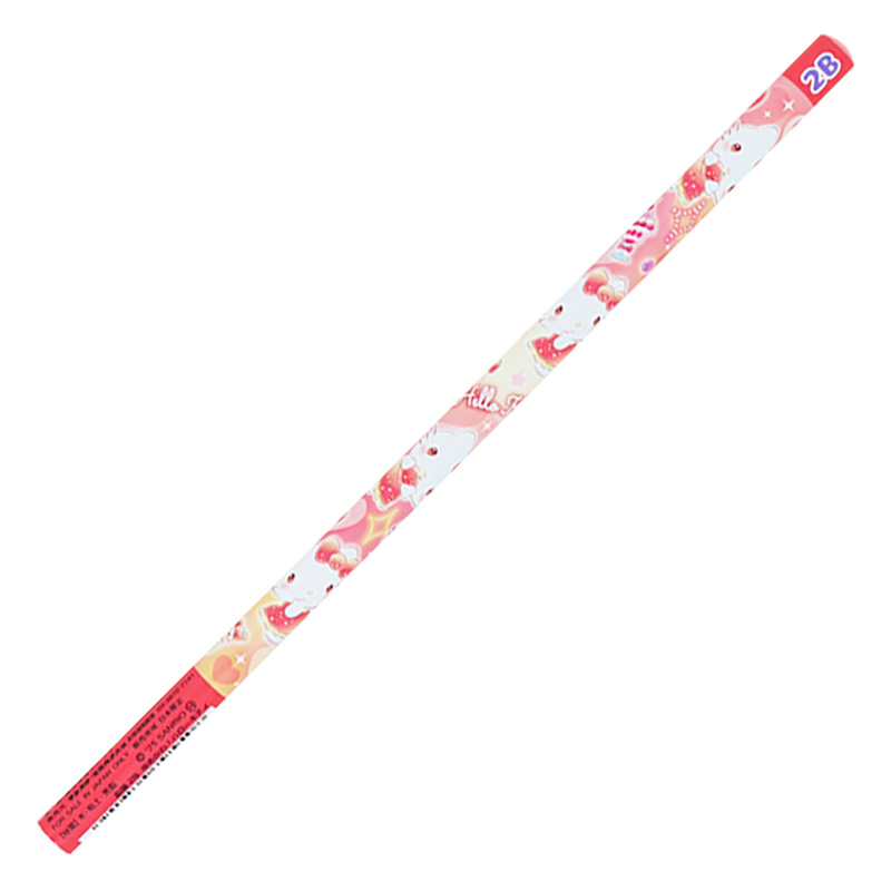 鉛筆2B 3本組 ゆめかわ！ハローキティ