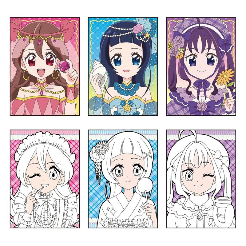 メイクアップぬりえセット キミとアイドルプリキュア