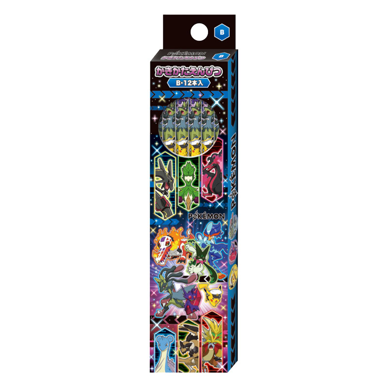 かきかたえんぴつ B ポケットモンスター 12本入