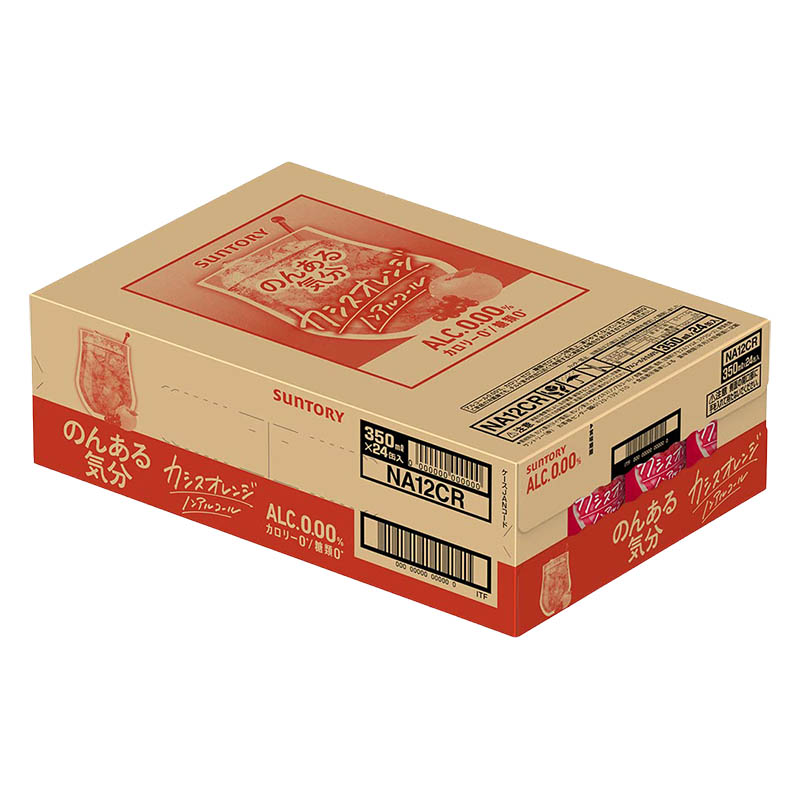 【ノンアルコール】のんある気分 カシスオレンジテイスト 1箱(350ml×24缶)