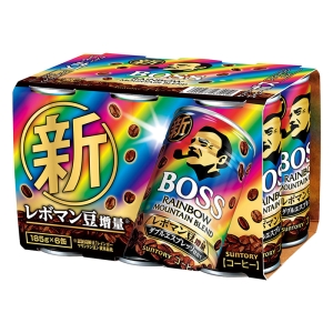 ボス レインボーマウンテンブレンド (185g×6本)