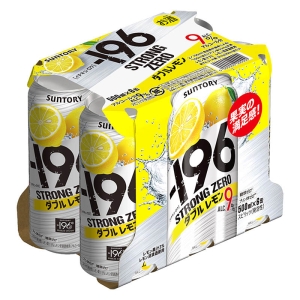 -196℃ ストロングゼロ ダブルレモン 9% 500ml×6缶