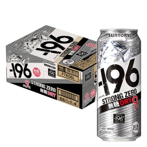 -196℃ストロングゼロ ドライ 9% 1箱(500ml×6缶パック×4)