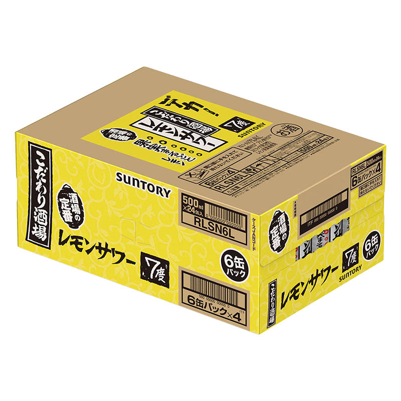 こだわり酒場のレモンサワー 1箱(500ml×6缶パック×4)