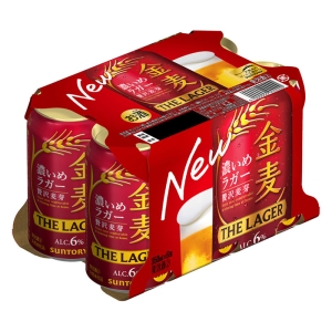 金麦 ザ・ラガー 6% 350ml×6缶