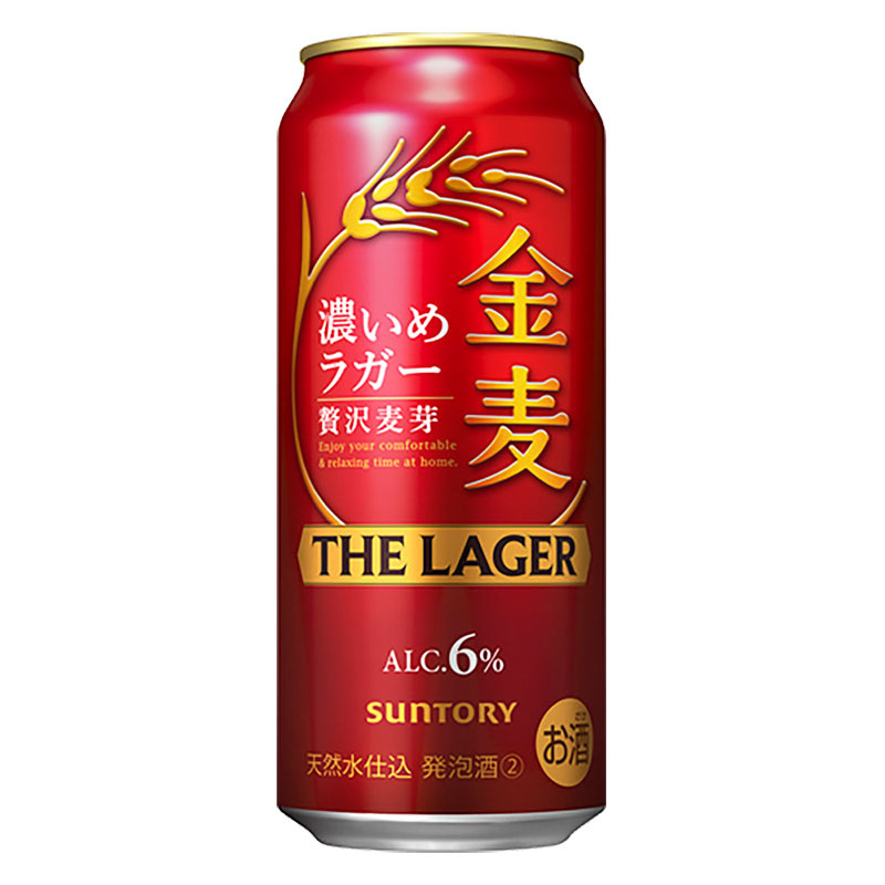 サントリー 金麦 ザ・ラガー 6% 1箱(500ml×6缶パック×4)