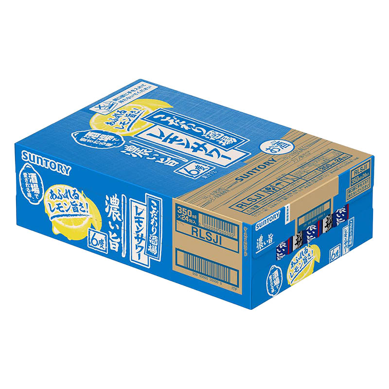 こだわり酒場のレモンサワー 濃い旨 1箱(350ml×6缶パック×4)