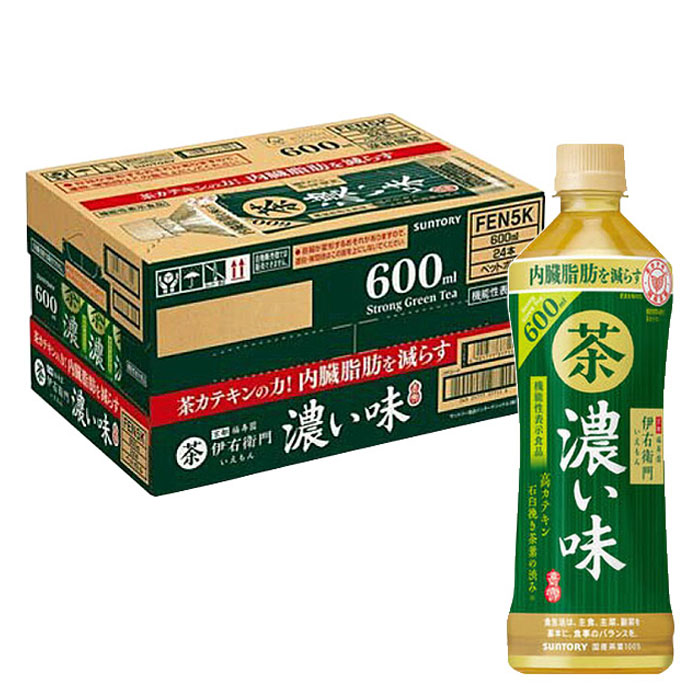 ★緑茶 伊右衛門 濃い味(機能性表示食品) 1箱（600ml×24本）