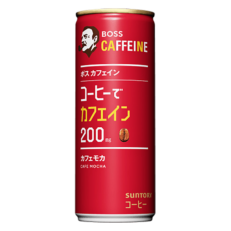 サントリー ボス カフェイン カフェモカ 245g缶 ｜ ミスターマックス 