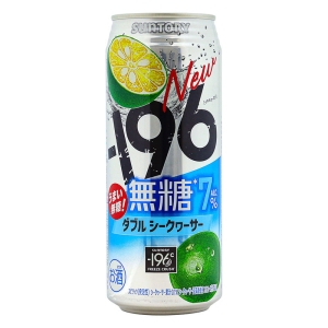 -196無糖 ダブルシークワーサー 500ml