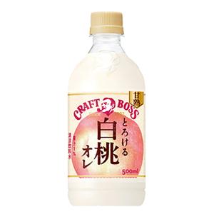 クラフトボス とろける白桃オレ 500ml