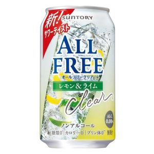 【ノンアルコール】 オールフリークリア <レモン＆ライム> 350ml