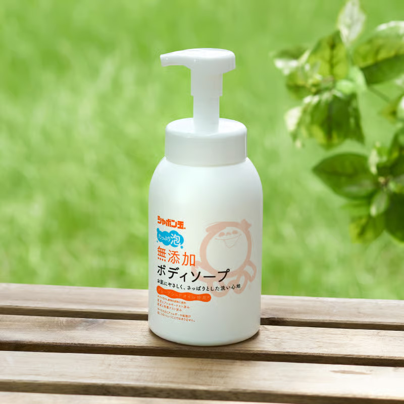 シャボン玉 無添加ボディソープ たっぷり泡 本体 570ml
