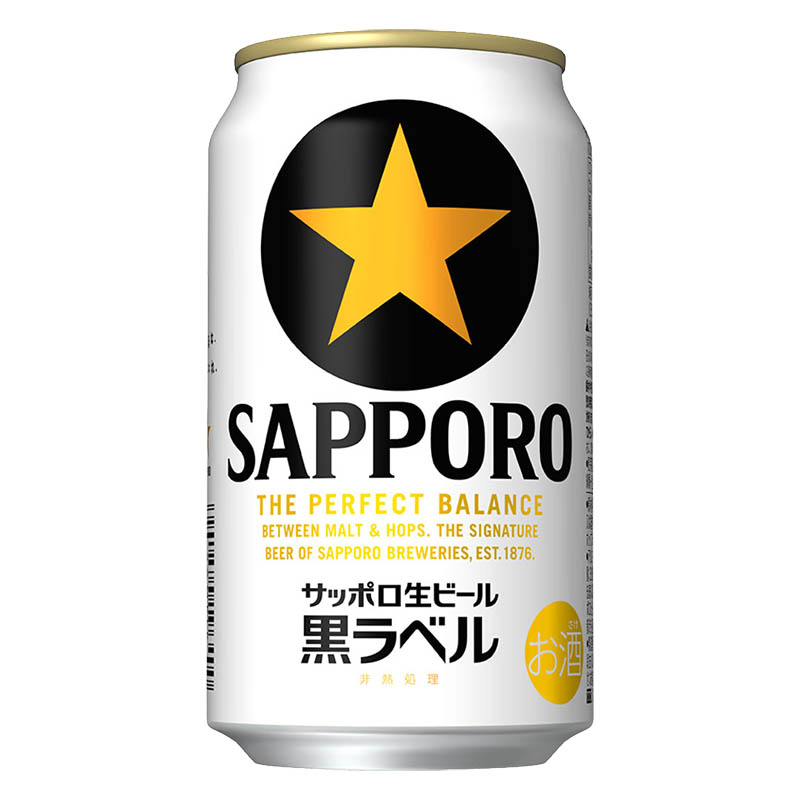 黒ラベル 5％ 1箱(350ml×6缶パック×4)