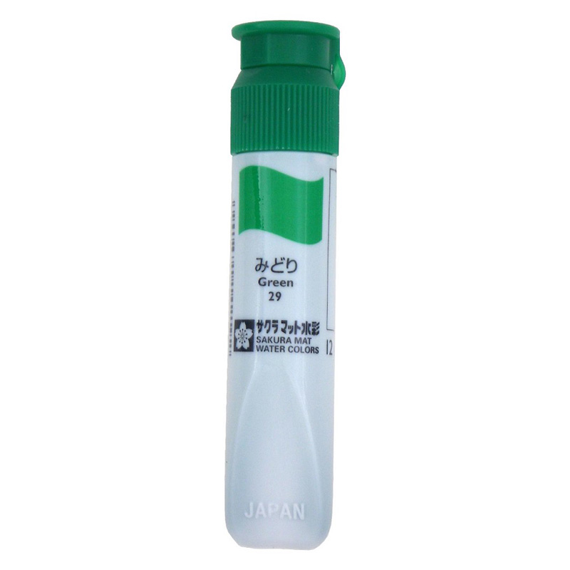 マット水彩ポリ単色 12ml ミドリ