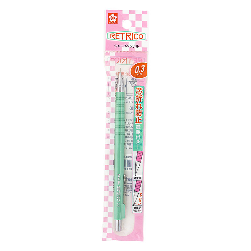 レトリコ シャープペンシル 0.3mm グリーン NS203R-P-29