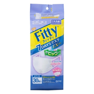 フィッティ 7DAYSマスクEXプラス やや大きめ 30枚入