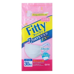 フィッティ 7DAYSマスクEXプラス やや小さめ 30枚入