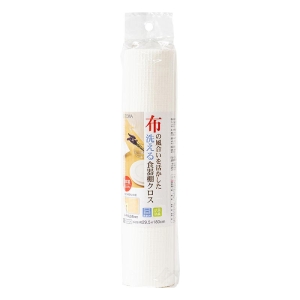 布の風合いを活かした洗える 食器棚クロス 29.5×180cm