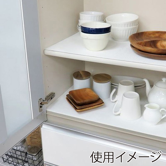 布の風合いを活かした洗える 食器棚クロス 29.5×180cm