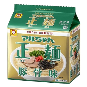 東洋水産 マルちゃん正麺 5食パック 豚骨味 89g×5