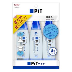 液体のり アクアピット 3個パック 208g