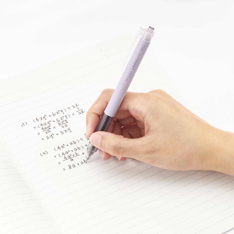 モノグラフライト 水性ゲルボールペン 0.5mm 黒インク パープル