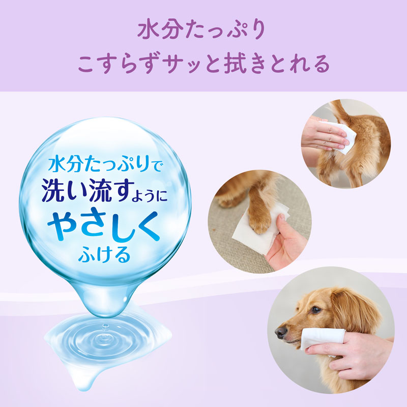 キミおもい 肌にやさしいウエットティシュー ノンアルコール除菌 60枚×3P