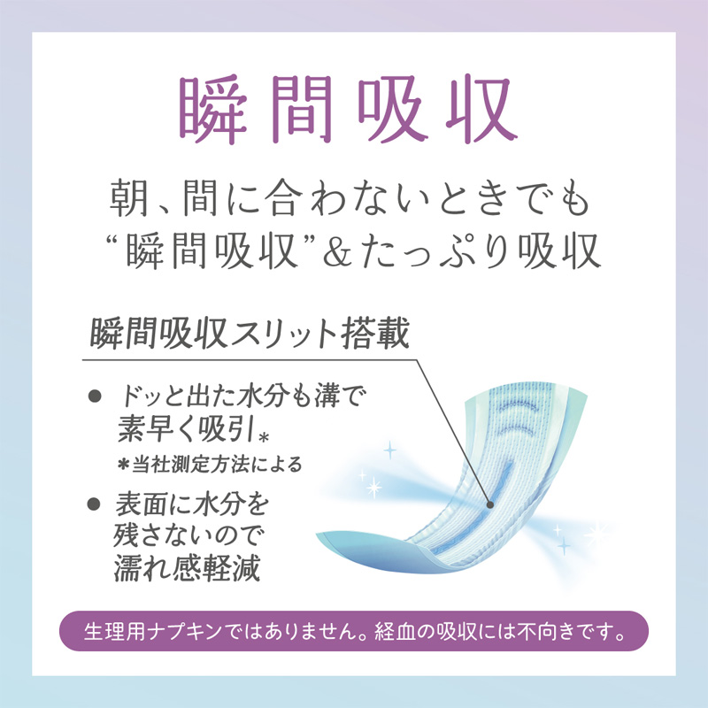 ナチュラ 夜つけて朝あんしん 吸水パッド 29cm 130㏄ 16枚入