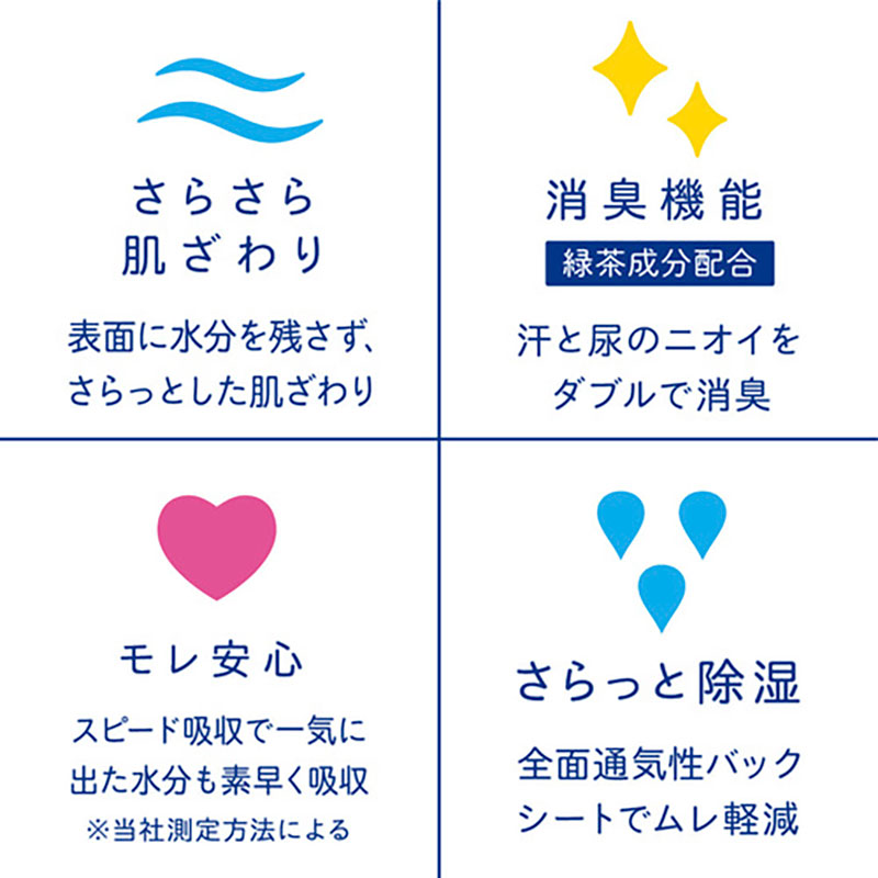 尿モレ・吸水ケア エリエール ナチュラ 吸水ナプキン 大容量 38枚 50cc